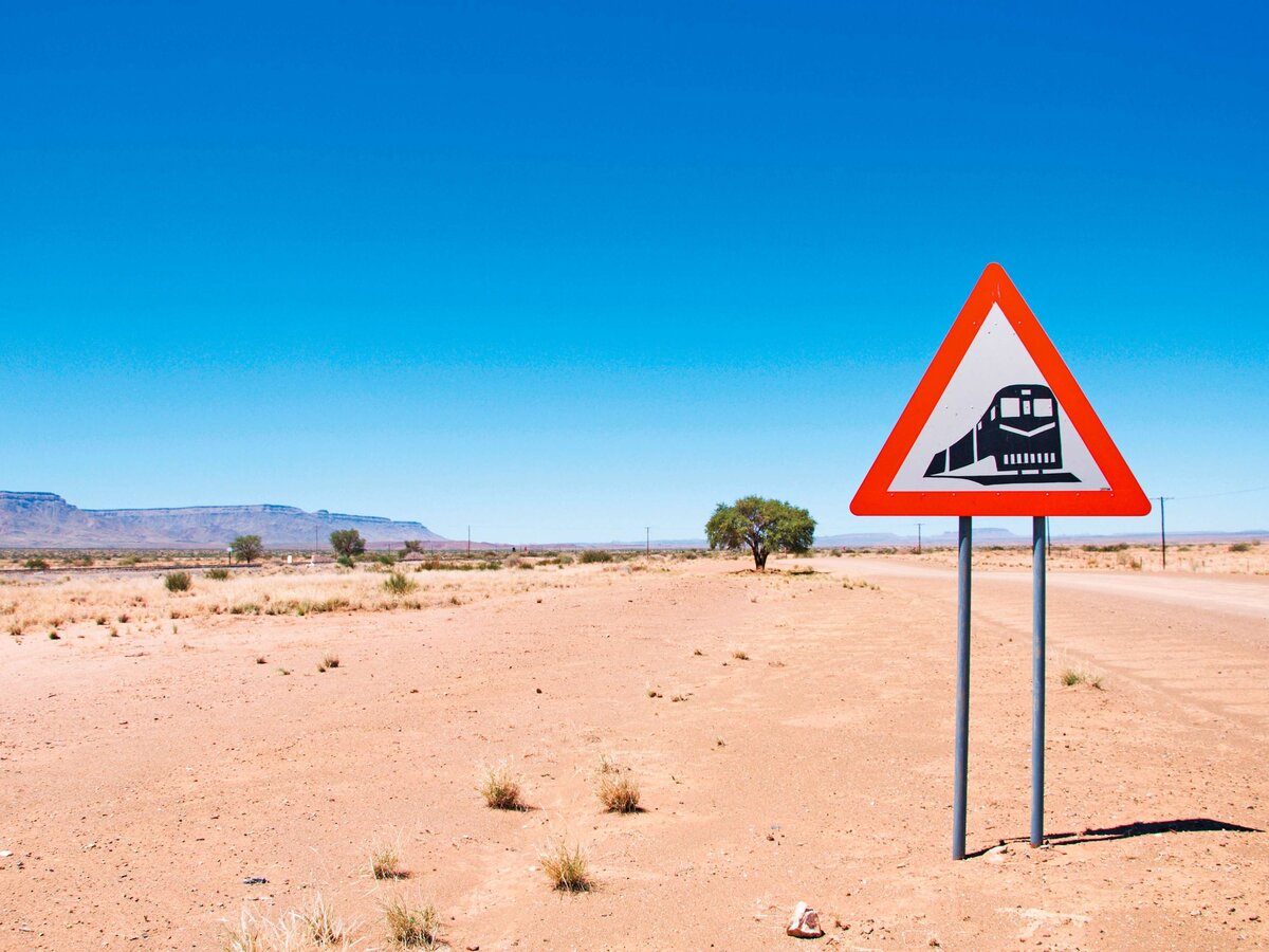 Strassenschild Südafrika