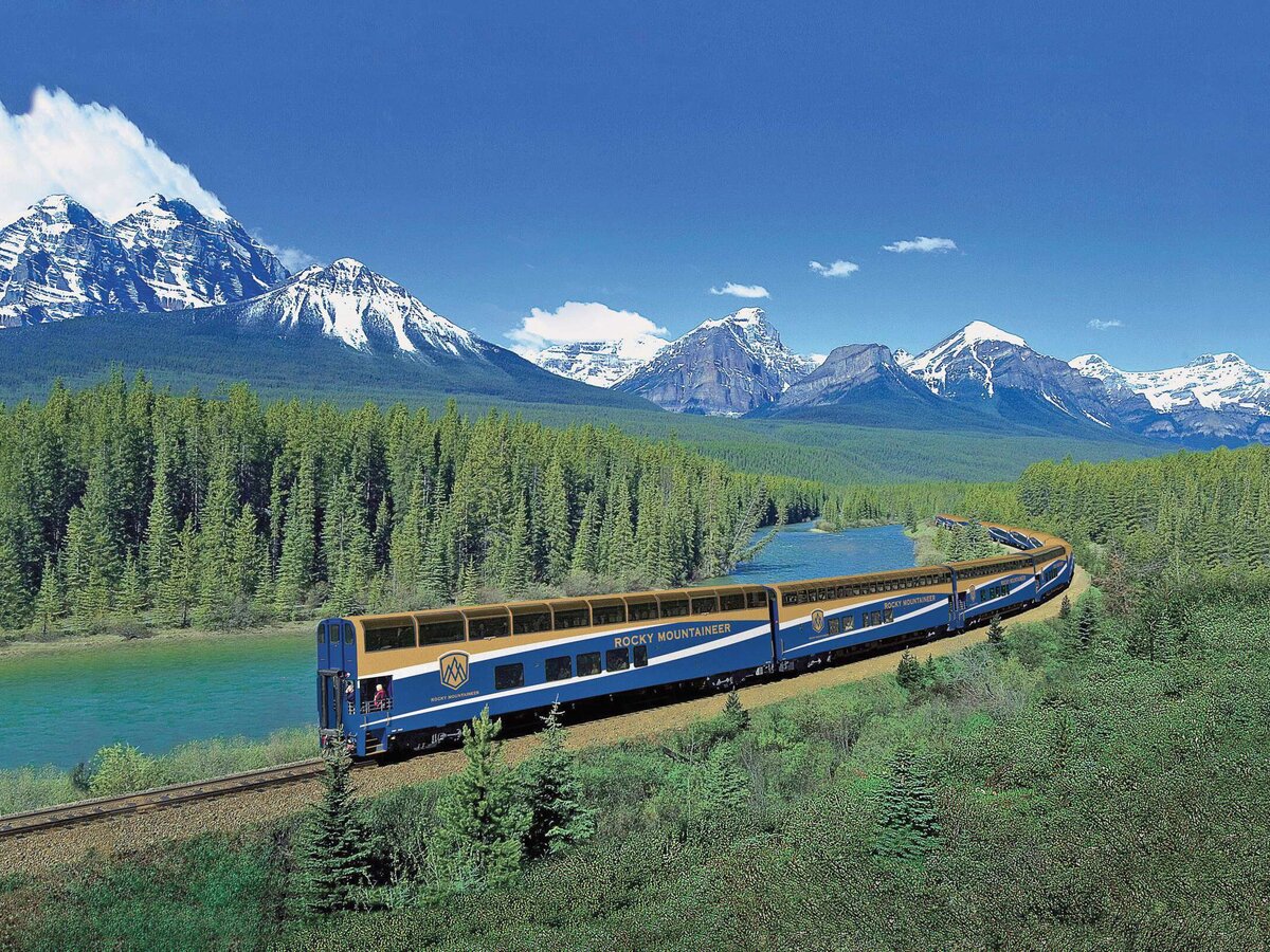 Rocky Mountaineer im Banff-Nationalpark | © Scott Rowed Rocky Mountaineer im Banff-Nationalpark | © Scott Rowed